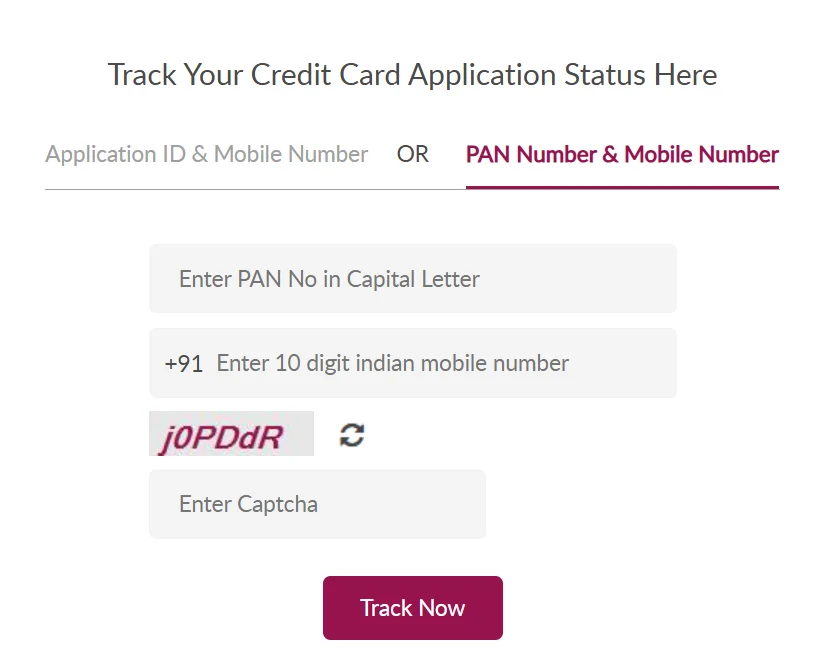 Axis Bank Credit Card Status