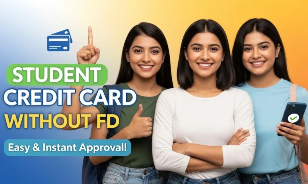 Student Credit Card Without FD 