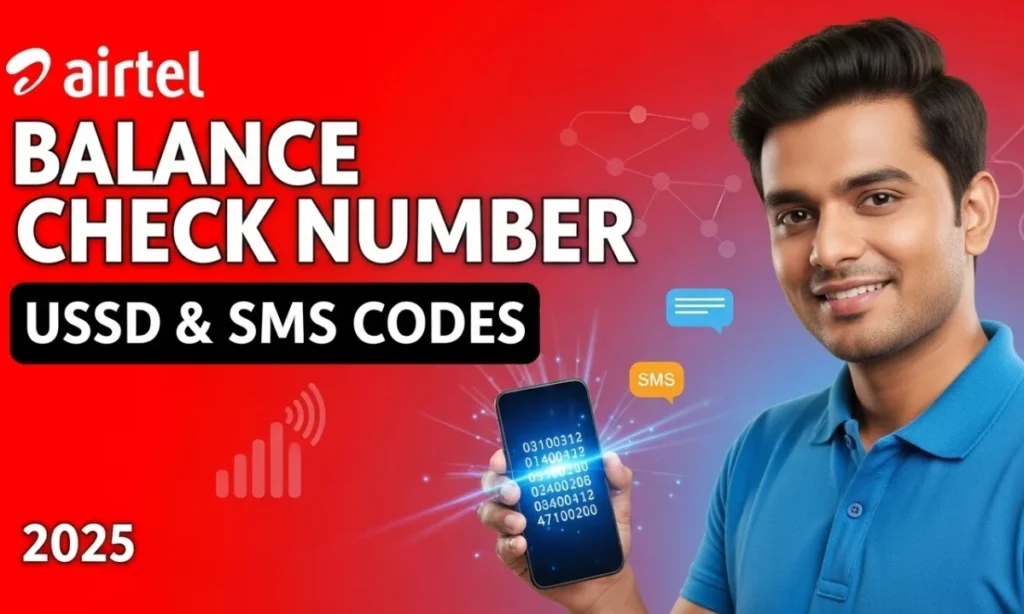 Airtel Balance Check Number